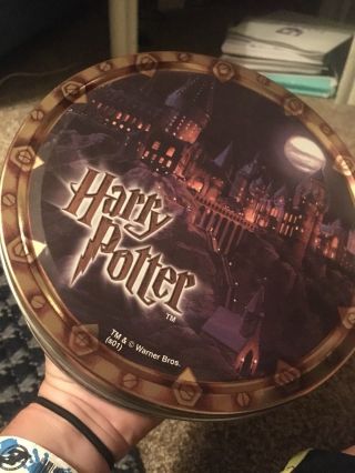 Harry Potter Hogwarts Kelsen Danish Butter Cookies Collectible Tin - Empty A11807