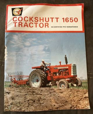 1967 Cockshutt 1650 Tractor Sales Brochure Printed In Canada 16 Pages