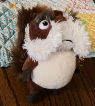 Mcsquizzy Squirrel Small Plush From Open Season Animation Movie Tags Attached 4 "