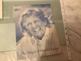 The Magic Of Harold Taylor (signed)