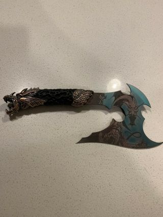 Fantasy Dragon Axe Hatchet Knife