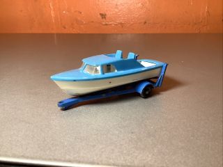 Matchbox Lesney Cabin Cruiser Boat & Trailer Series No.  9