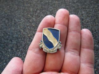 Wwii Us Army Dui/di Crest Pinback 405th Infantry Regiment German Made Lauer Rr