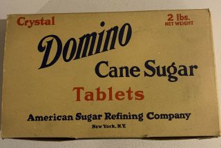 Vintage 1950s Case Of Domino Cane Sugar Tablets Full Box Nos