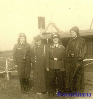 Rare Female Luftwaffe Blitzmädel Helferin Girls In Variety Of Uniforms