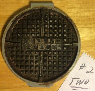 Waffle House Restaurant 8” Metal Waffle Iron Plate Company Logo (4 Bolt)