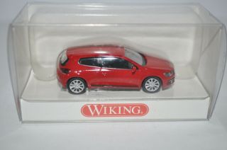 Wiking 073 01 Volkswagen Scirocco (salsa Red) For Marklin - W/box