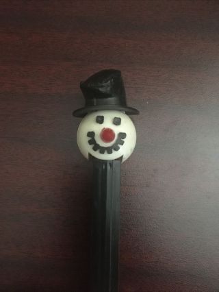 Vintage Pez Snowman Candy Dispenser No Feet Usa