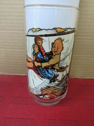 Vintage 1985 The Goonies Promotion Glass Tumbler " Sloth Comes To The Rescue "