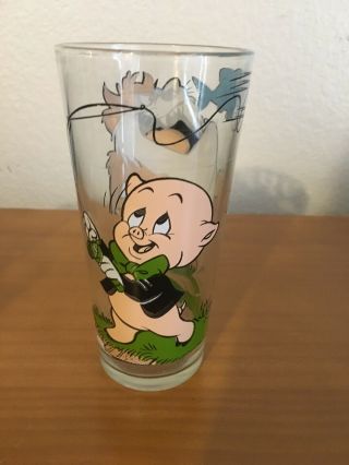 Vintage Pepsi Glass - Looney Tunes Porky Pig And Tasmanian Devil