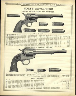 1890s Paper Ad 4 Pg Colt 
