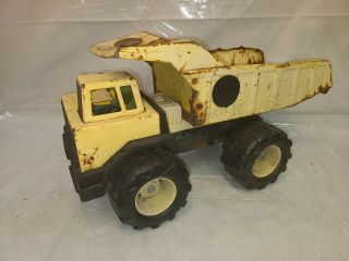 Vintage Tonka Mighty Turbo Diesel Dump Truck Pressed Steel Toy
