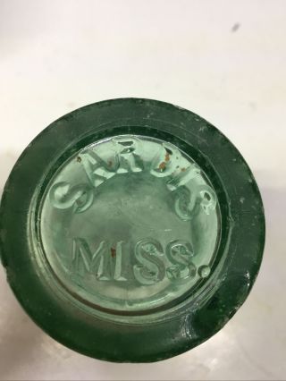 Sardis Mississippi Christmas 1923 Coca Cola Bottle Coke Bottle” Chipped Lip