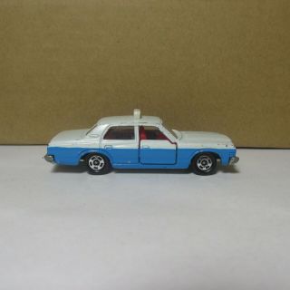 Old Diecast Tomy Tomica Pocket Cars Toyota Crown Taxi Blue/white Made In Japan