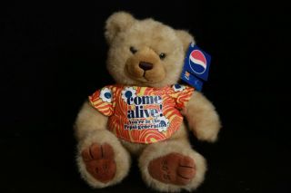 Pepsi 1960’s Commemorative Teddy Bear Plush Toy Doll NWT 2