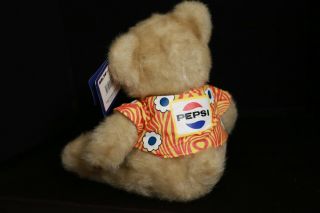 Pepsi 1960’s Commemorative Teddy Bear Plush Toy Doll NWT 3