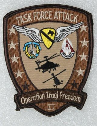 Army Patch: Task Force Attack,  1st Cavalry Div,  Iraqi Freedom Ii
