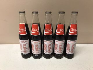 1980 UGA Georgia Bulldogs National Champions Coca Cola Soda Bottle Coke Vintage 3