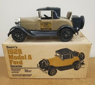 Vintage Jim Beam’s 1928 Model A Ford Decanter Empty