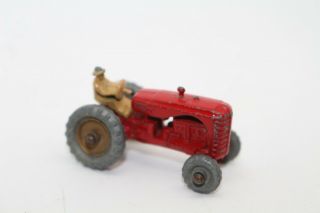 Matchbox Lesney Moko No 4b Vintage Massey Harris Tractor Metal Wheels