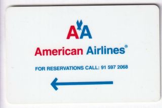 Carte / Card Hotel Cle Key.  Espagne Madrid Ic American Airlines Magnetique