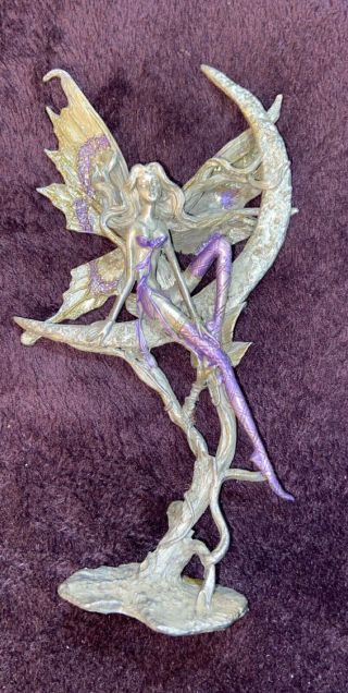 Purple Pewter Fairy Figurine