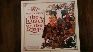 Vintage J.  R.  R.  Tolkien Calendar 1979,  Ralph Bakshi,  Lord Of The Rings Art