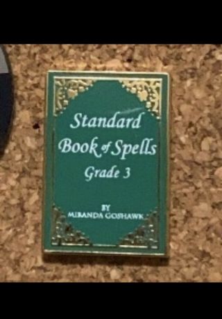 Standard Book Of Spells Harry Potter Fantasy Pin