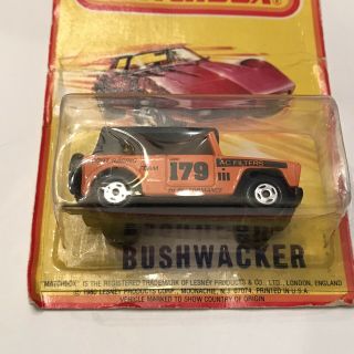 MATCHBOX BUSHWACKER Field Car BLISTER PACK Rare 1982 2