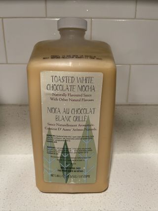 Starbucks Toasted White Chocolate Mocha Sauce W/ Pump Best By 2/21