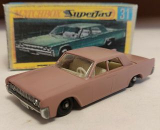 Matchbox Lesney 31 Lincoln Continental 1964 Custom / Crafted Box