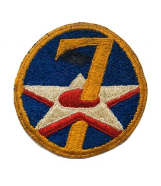 Vintage 7th Army Air Forces Usaaf Shoulder Patch