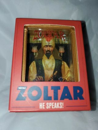 Miniature Mini Zoltar Speaks Fortune Teller Cards Talking In Opened Box
