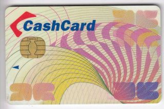 Carte / Card Banque Bank Credit.  Ancienne Old Cash Singapour Perimee Chip/puce