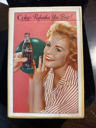 Vintage Coca - Cola Deck Of Playing Cards 1961 Box Unbroken
