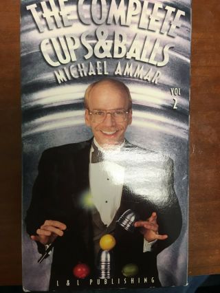 Michael Ammar Cups And Balls Vhs Set