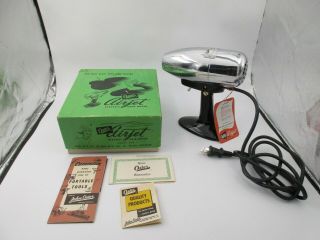 Vintage 1958 Oster Airjet Electric Hair Dryer On Stand Model 202
