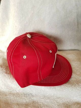 VINTAGE K - Brand CENEX Patch Red Denim Snapback Trucker Hat USA 2
