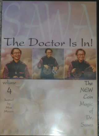 The Doctor Is In - The Coin Magic Of Dr.  Sawa Vol 4 - Dvd