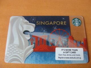Carte Cadeau - Gift Card - Starbucks - Singapour Singapore City 0412 2015