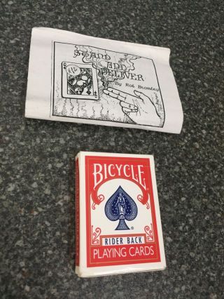 (x) Closeup Card Magic Trick Stand And Deliver By Rob Bromley
