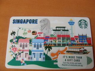 Carte Cadeau - Gift Card - Starbucks - Singapour Singapore City 0412 2019