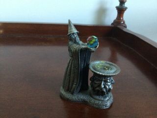 The Tudor Myth And Magic The Visionary 3075 Pewter Wizard Figure Crystals