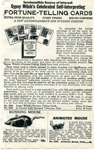 1929 Small Print Ad Of Gypsy Witch 