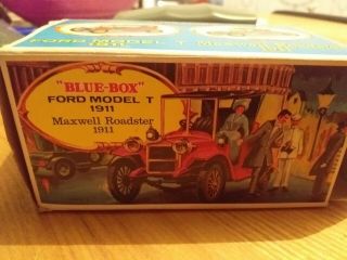 Blue Box Model T Ford Car Green Boxed
