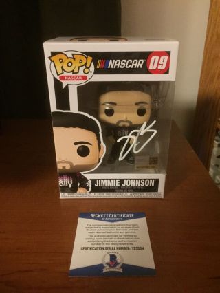 Jimmie Johnson Autographed Signed Funko Pop Ally W/ Beckett Authenticated