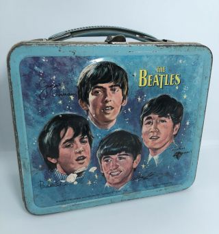 Vintage 1965 The Beatles Lunchbox No Thermos