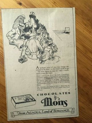 1926 Canada Canadian Ad Moir 
