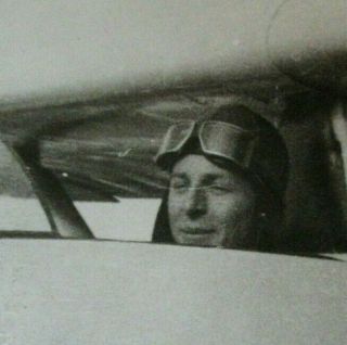 WWII German Photo Combat Soldiers Pilots in Glider cockpit 2