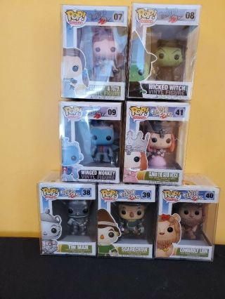 Funko Pop Wizard Of Oz Movies Glinda Dorothy Wicked Witch Complete Set 7 Vaulted